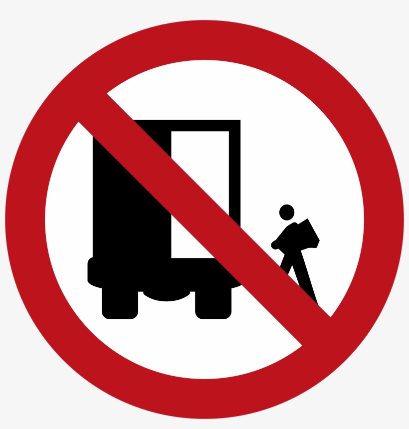 Colombia Road Sign Sr-43 - Prohibido El Cargue Y Descargue Sr 43, transparent png download