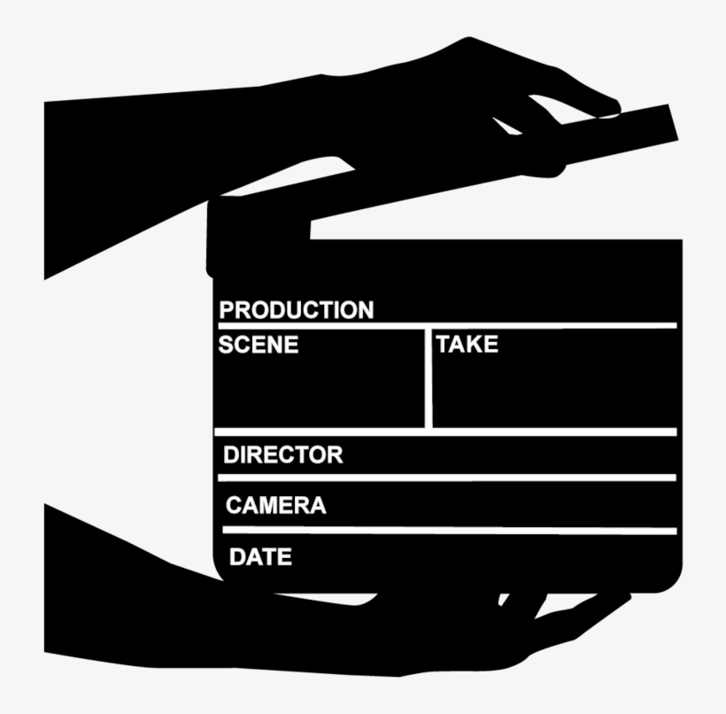 Movie Clapper - Illustration, transparent png download