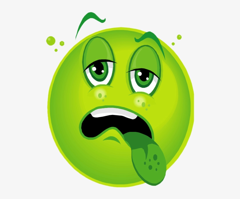 Smileys Clipart Sick - Feeling Sick Clip Art, transparent png download