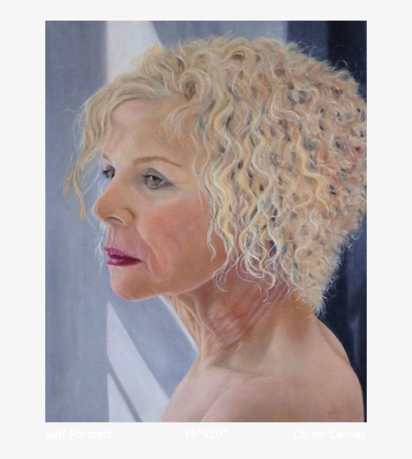 Self Portrait Oil On Canvas - Oil Painting, transparent png download