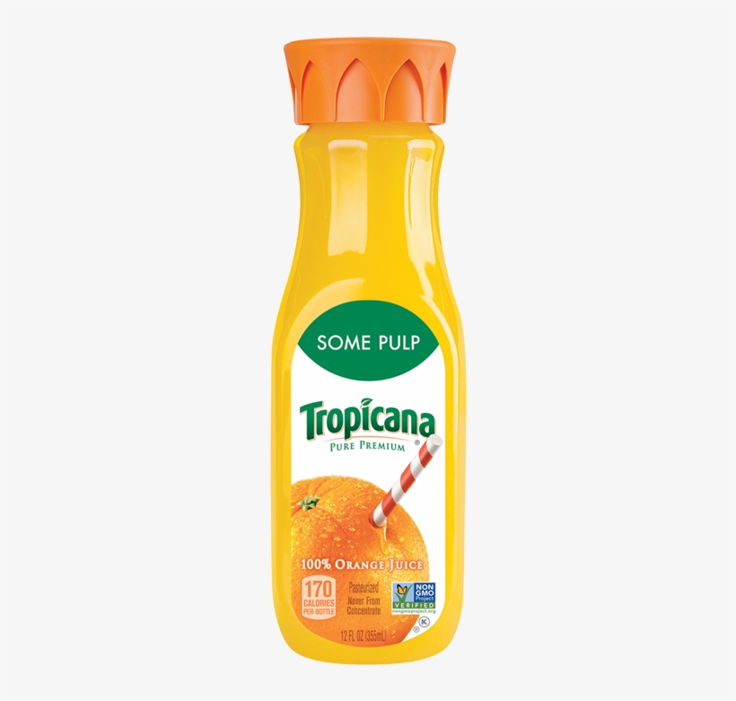 Tropicana Pure Premium Is 100% Juice, Squeezed From - Tropicana Pure Premium Orange Juice, Florida - 12 Fl, transparent png download