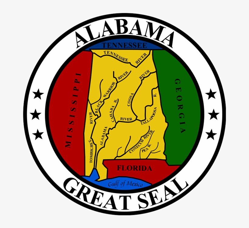 Seal Of Alabama - Alabama Seal, transparent png download