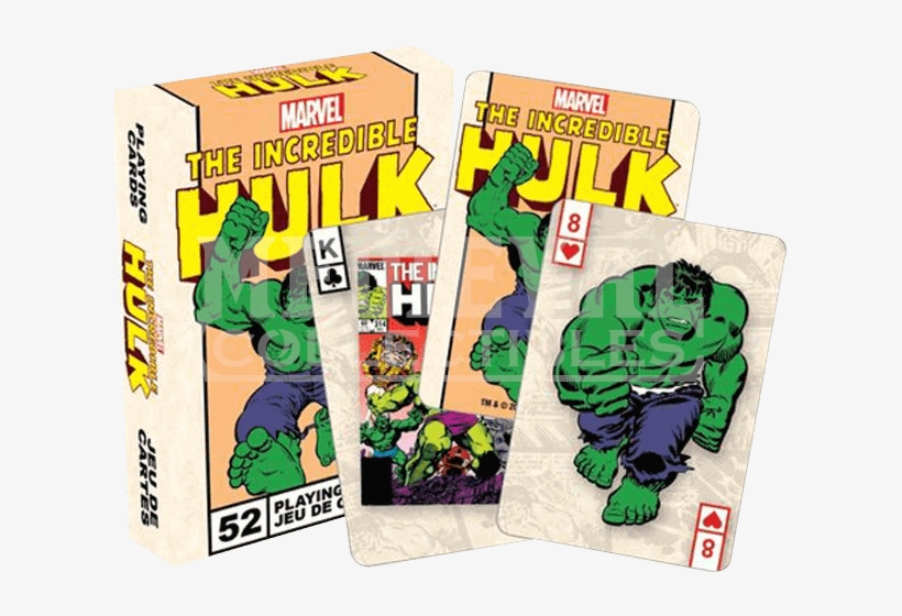 Classic Incredible Hulk Playing Cards - Hulk Playing Cards, transparent png download