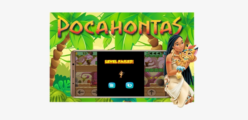 Adventure Pocahontas Run Jungle - Tropical Jungle Large Fabric Backdrop, transparent png download