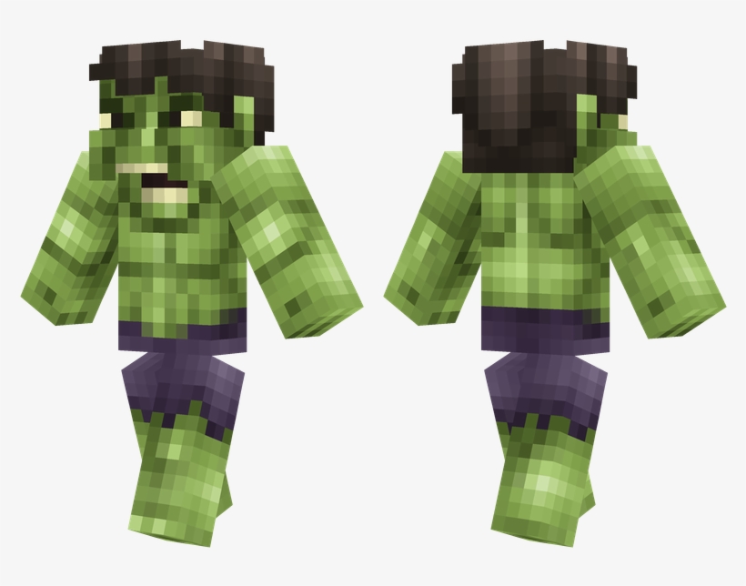 The Hulk - Minecraft Pe Skin Hulk, transparent png download