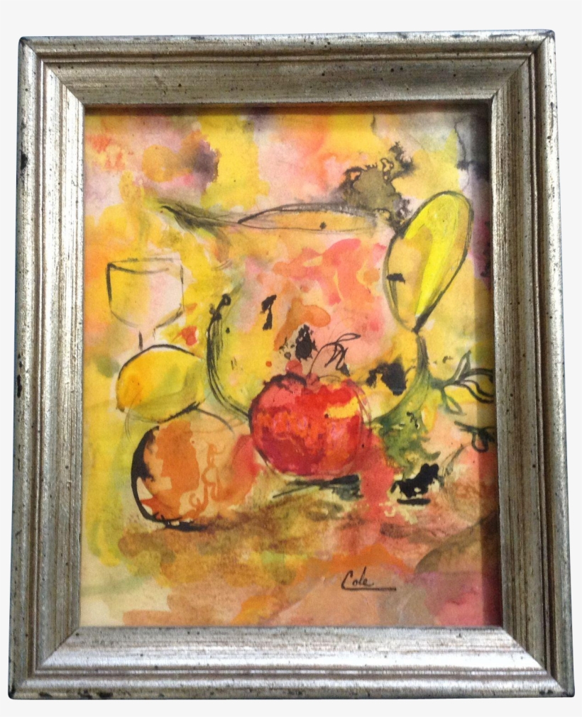 Carolyn Cole, Abstract Mixed Media Watercolor And Oil - Oil Painting, transparent png download