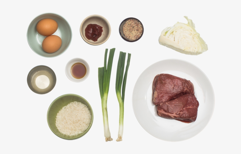 Steak & Eggs With Quick Kimchi Fried Rice - Kimchi Fried Rice, transparent png download