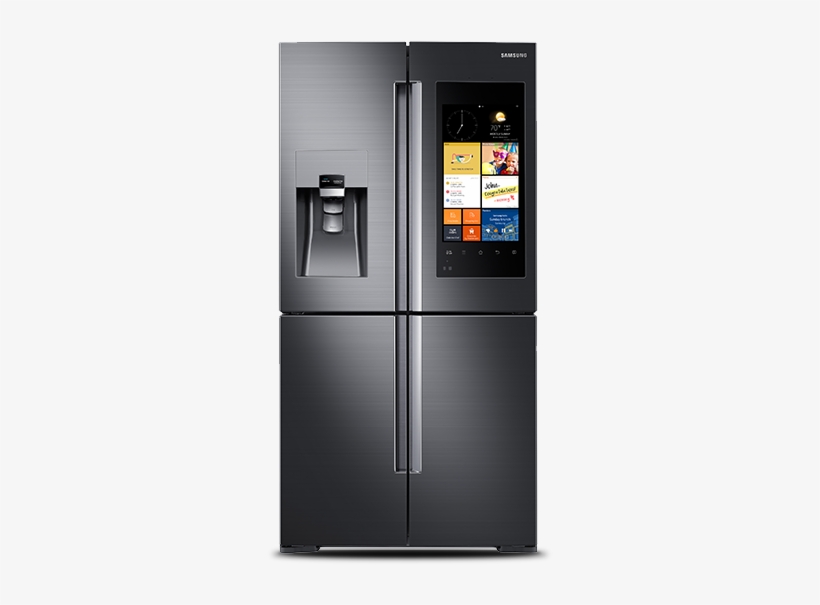 Family Hub Refrigerator Get The Tech Job With Your - Samsung 2018 Smart Fridge, transparent png download