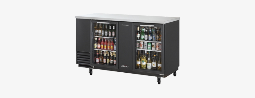 Keep Beer And Other Refreshments Frosty And Refreshing - Turbo Air Tbb-24-60sg-n, 61" 2 Glass Door Back Bar, transparent png download