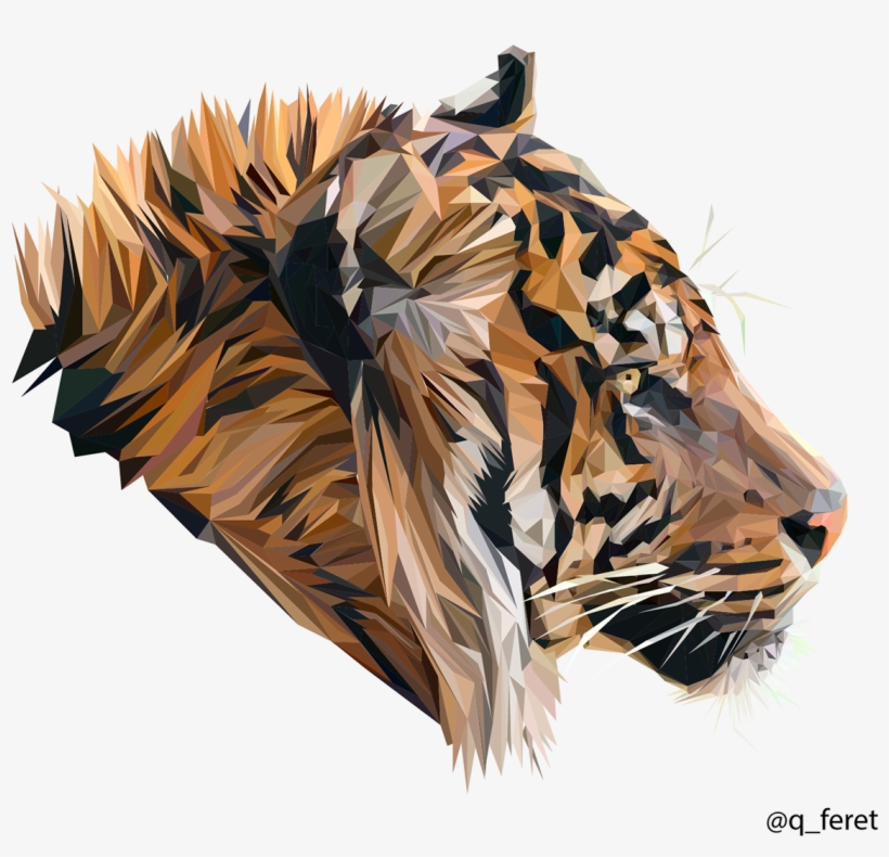 Freeuse Stock Digital Low Poly On Behance - Sony Kd49xe7005 49" Smart Tv, transparent png download