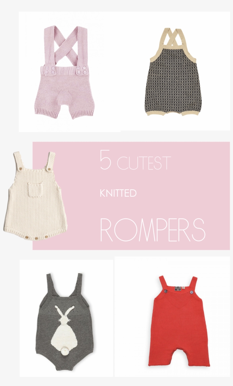 Knitted Baby Rompers 1,771×2,693 Pixels - Crochet, transparent png download