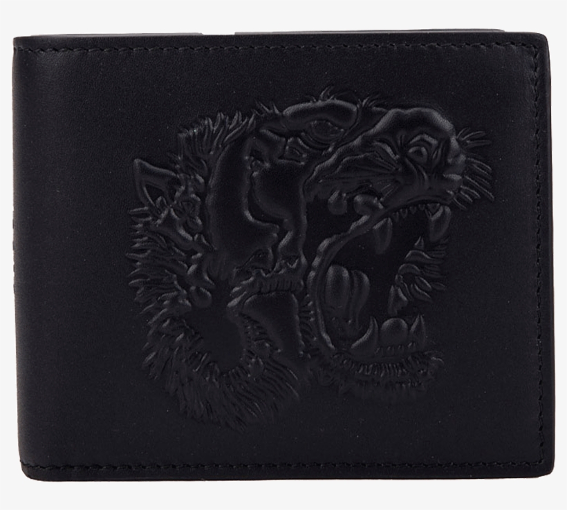 Gucci / Gucci Solid Color Tiger Head Embossed Pattern - Wallet, transparent png download