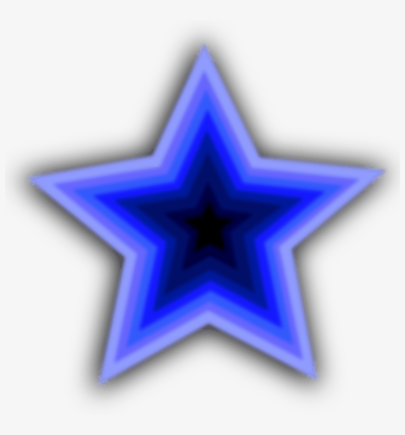 Blue Star Red Green Drawing - Blue Star, transparent png download
