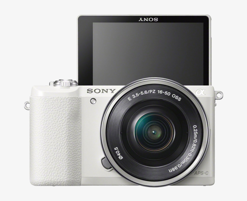 Sony Alpha Ilce A5100 System - Sony A5100 White, transparent png download