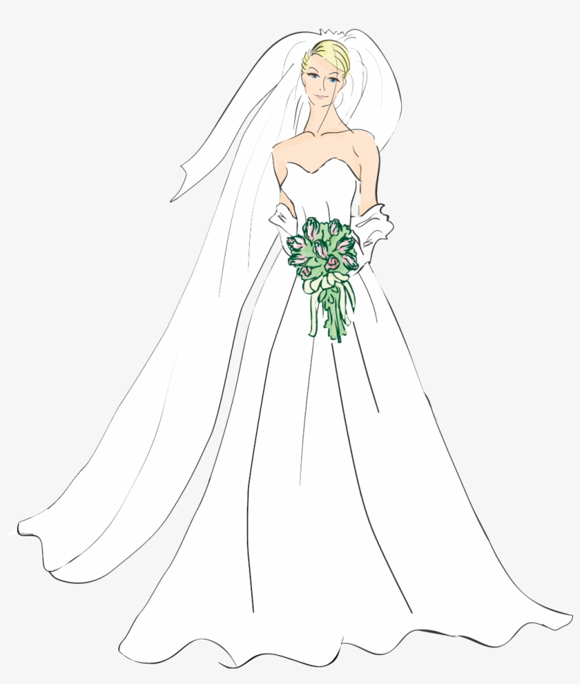 365 Creative Writing Prompts Day Wedding Superstitions - Bride Clipart Png, transparent png download