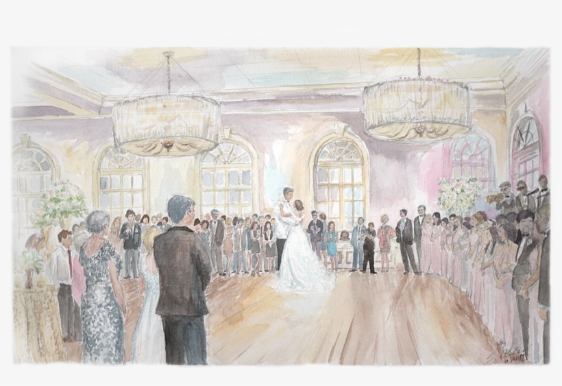 Vestavia Country Club Wedding - Painting, transparent png download