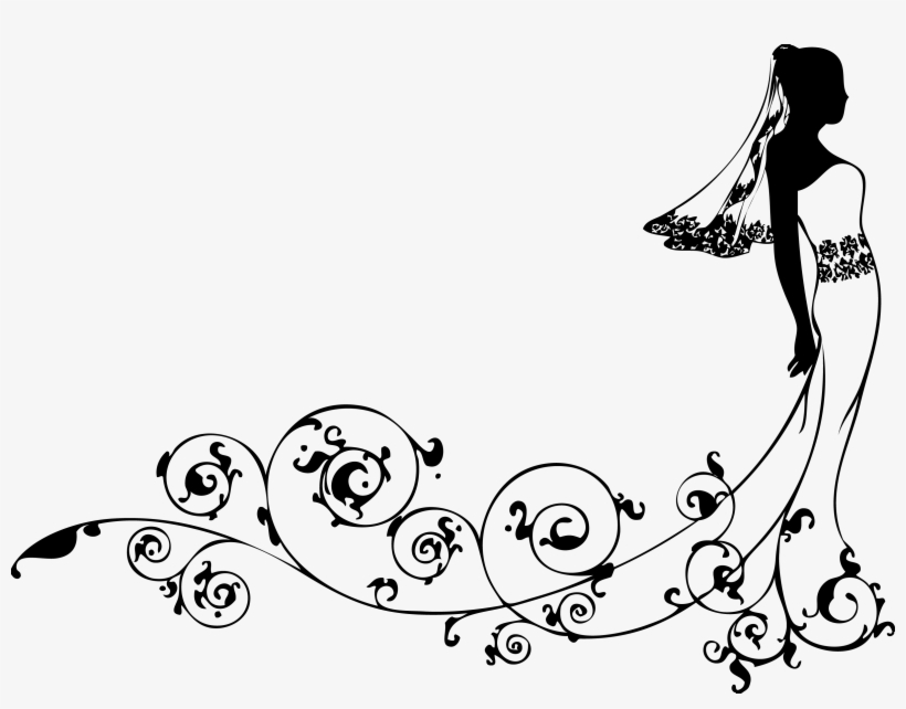 Bride Wedding Dress Clip Art - Wedding Dresses Clip Art, transparent png download