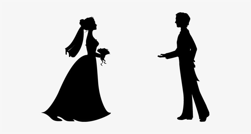 Bride And Groom Wedding Bride Silhouette Png Image Transparent Png Free Download On Seekpng