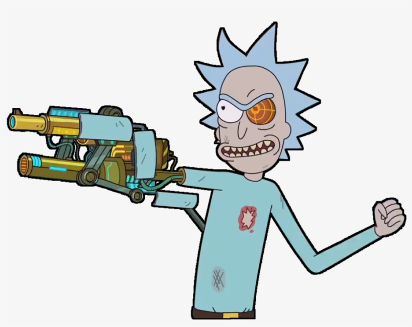 Clipart Royalty Free I Cropped Out From One Of My - Cyborg Rick Png, transparent png download
