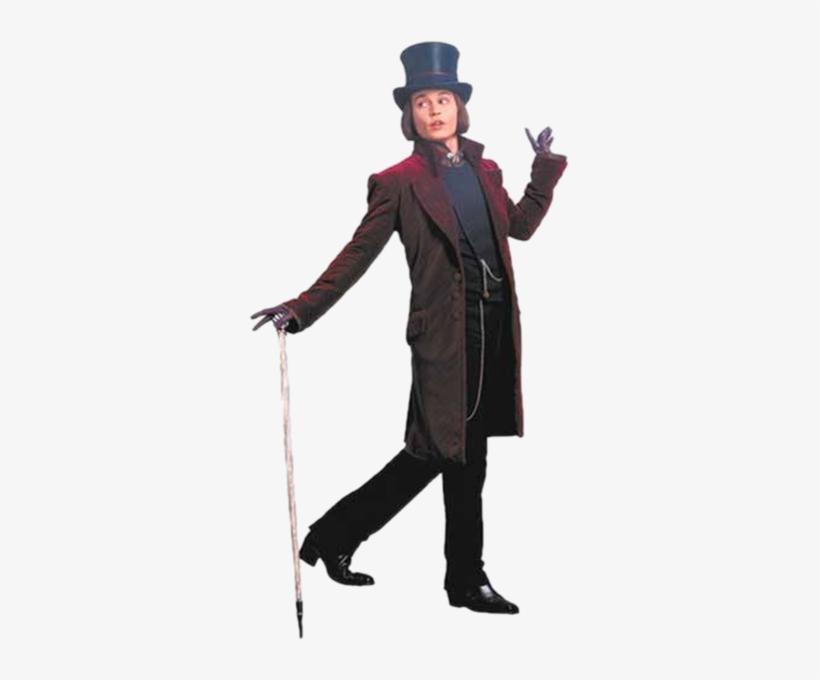 Share This Image - Johnny Depp Willy Wonka Outfit, transparent png download