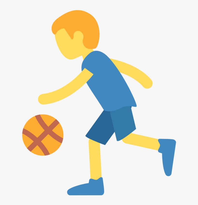 Png Free Nba Football Basketball Player Transprent - Person Bouncing Ball, transparent png download