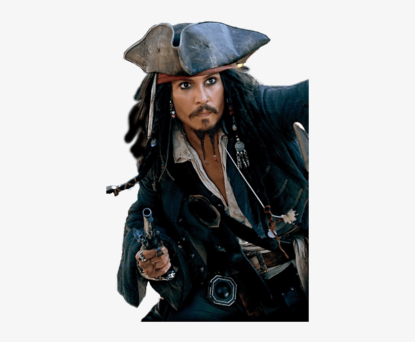 Johnny Depp Pirate - Pirates Of The Carribbean, transparent png download