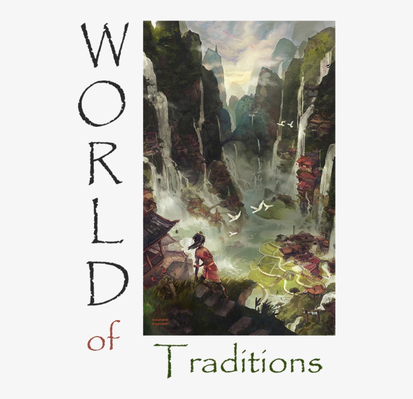 World Of Traditions - Watercolor Landscape Concept Art, transparent png download