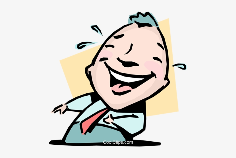 The Last Laugh Royalty Free Vector Clip Art Illustration - Lachen Clipart, transparent png download
