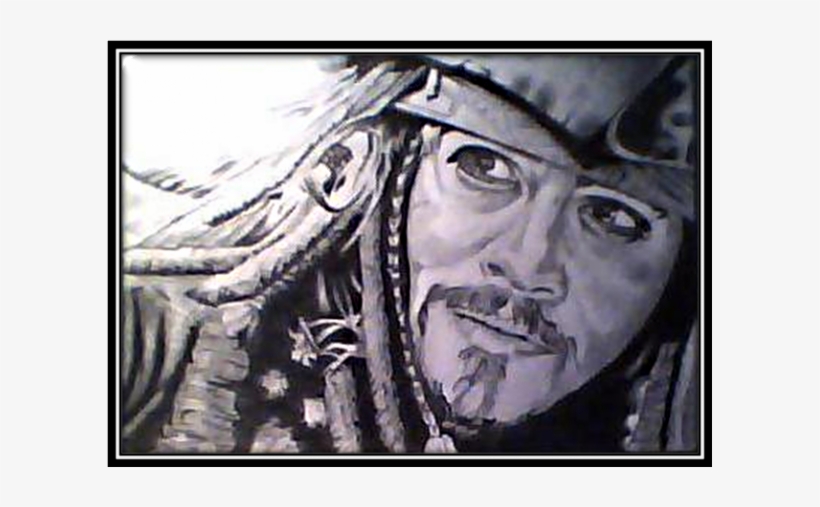 Johnny Depp By Kholsu Khatun - Self-portrait, transparent png download