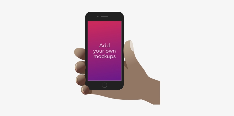 A Brown Hand Holding A Phone - Mobile Phone, transparent png download