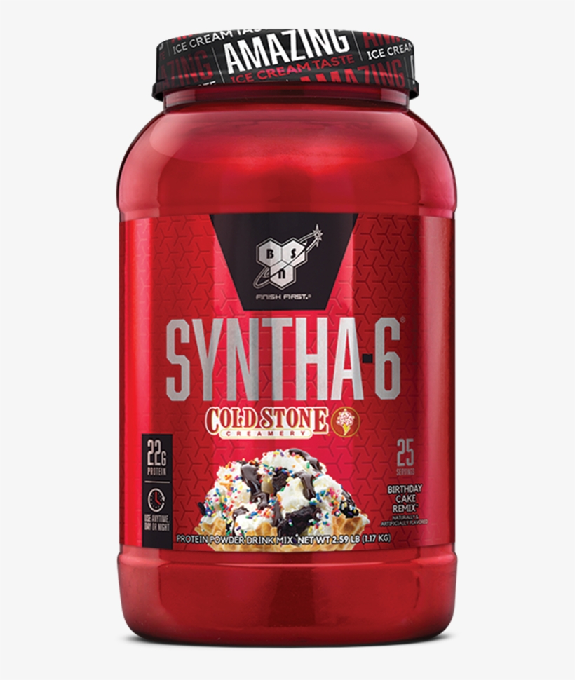 Syntha-6 Cold Stone Birthday Cake - Syntha 6 Cold Stone Creamery, transparent png download