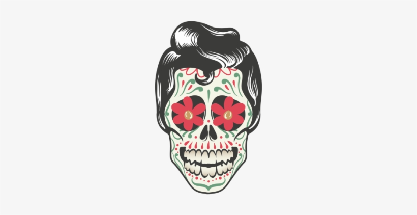 Elvis Skull, transparent png download