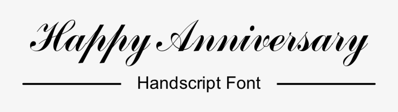 "happy Anniversary" Single Die, Craftychique - Happy Mother's Day Fonts, transparent png download