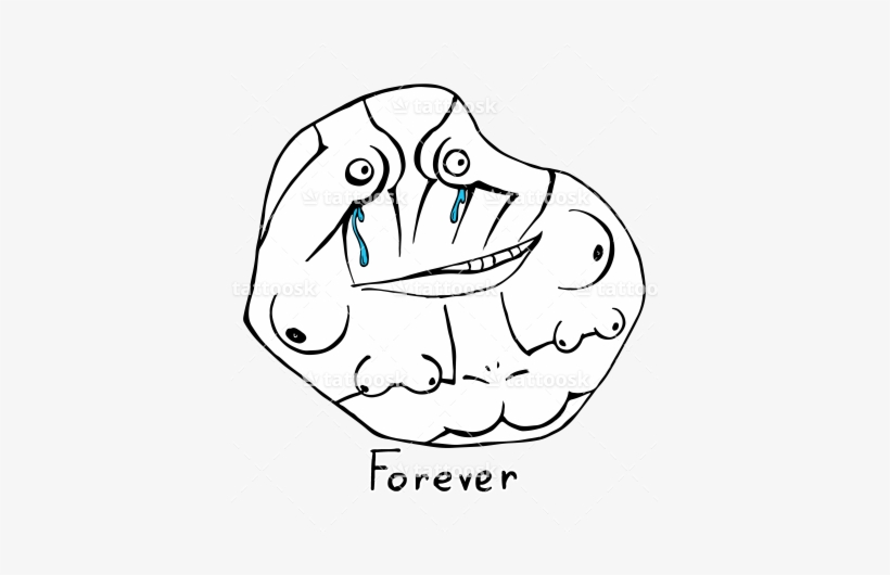 Forever Alone ❥❥❥ Https - Illustration, transparent png download