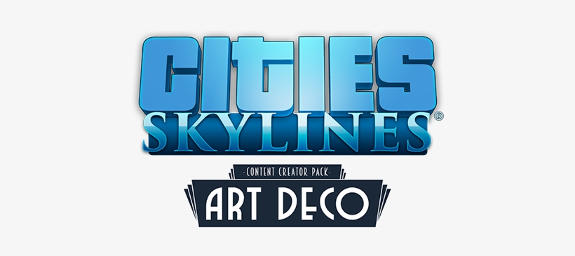 Art Deco, , Gamelogo - Cities Skylines, transparent png download