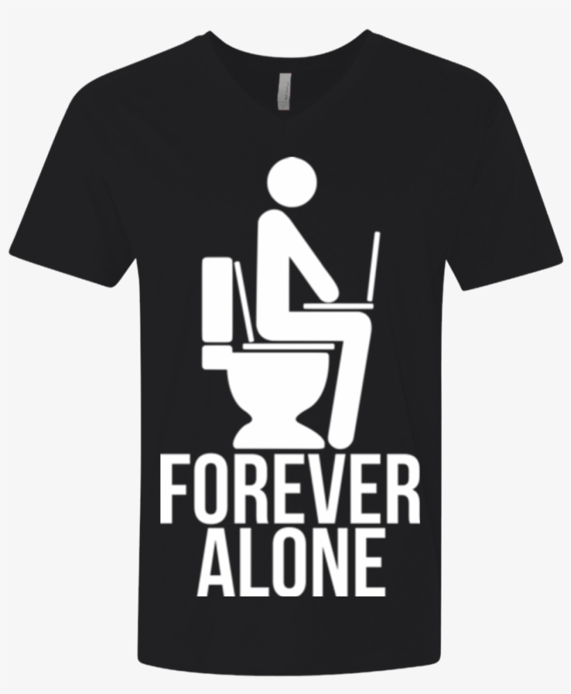 Forever Alone Men's Premium V-neck - Groot, transparent png download
