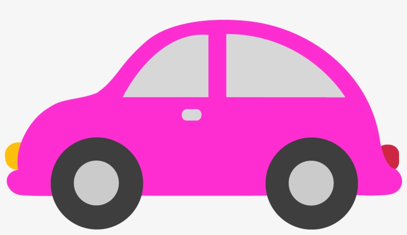 Pink Toy Car Clipart - Cars Clip Art, transparent png download