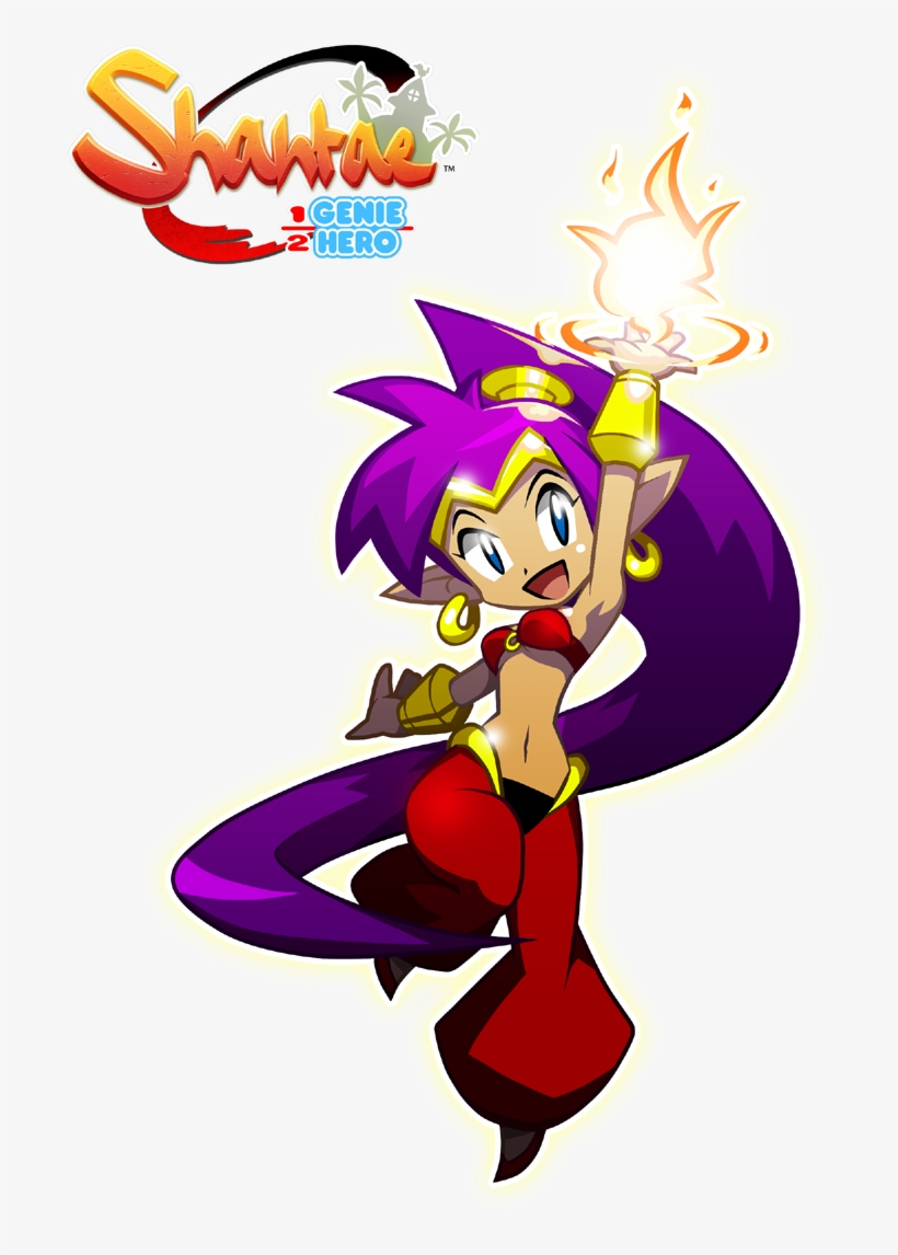 Here Is Collection Of Unofficial Shantae Series Artwork - Shantae Half Genie Hero Risky Beats Edition, transparent png download