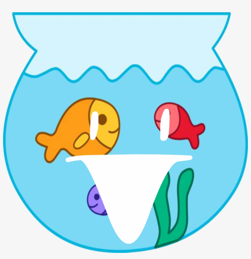 Fish Bowl - Fish In A Bowl Clipart, transparent png download