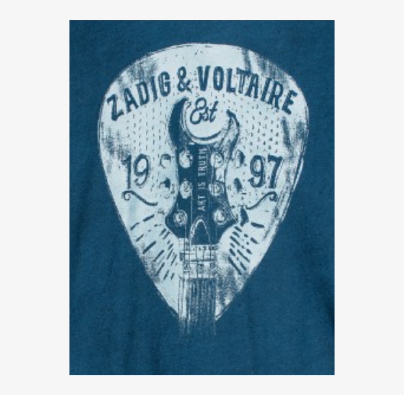 Zadig & Voltaire Kids Kita T-shirt Guitar Pick - Emblem, transparent png download