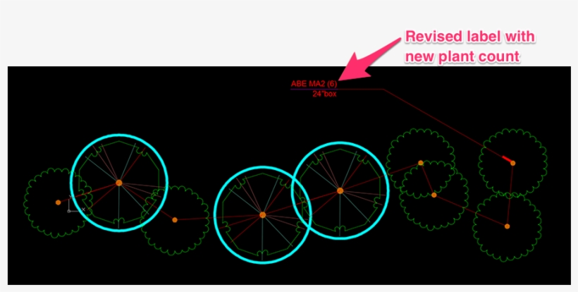 The Plant Labels Throughout Your Drawing Will Be Revised - Circle, transparent png download