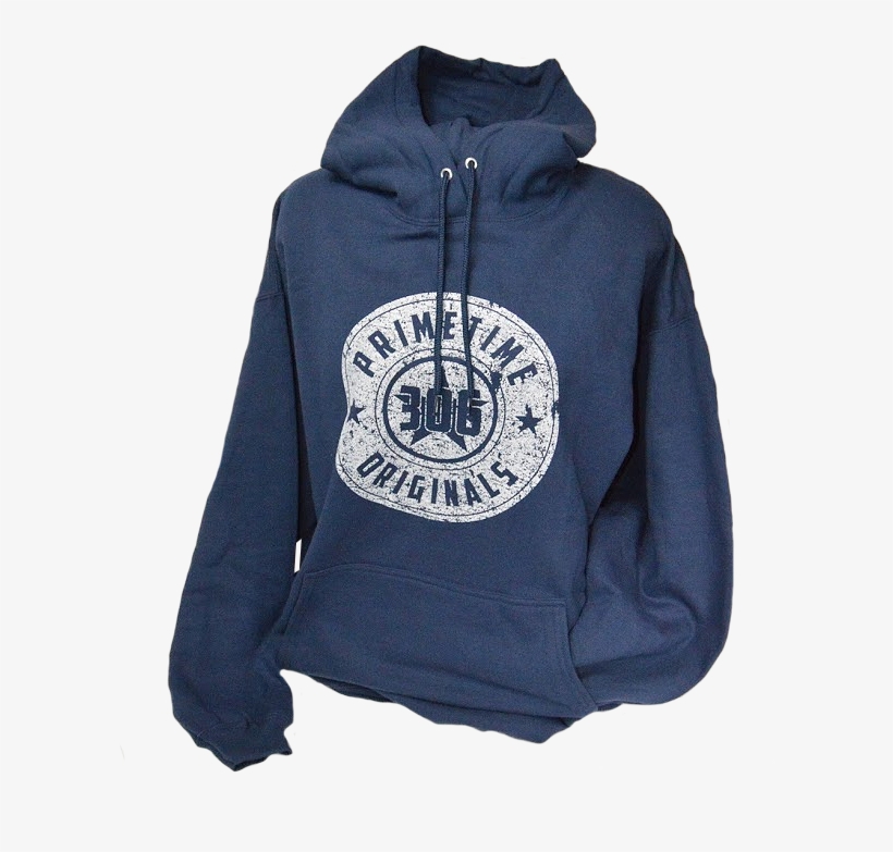 Navy Distressed Classic - Hoodie, transparent png download
