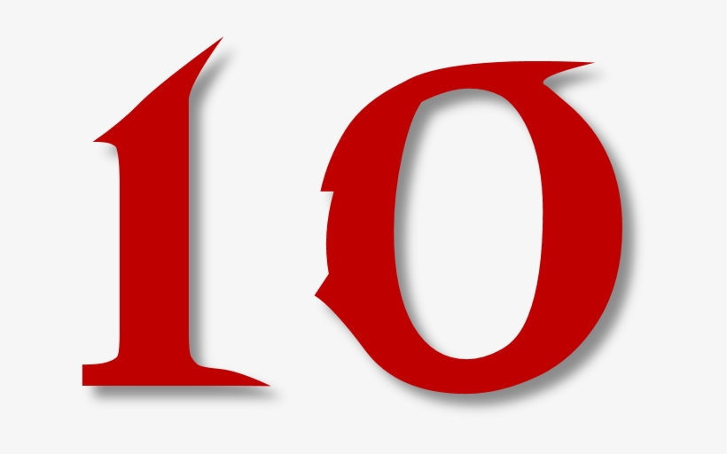 10 Number Transparent Images - Circle, transparent png download