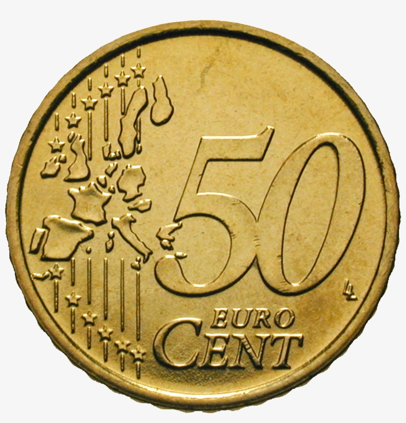 Republic Of Italy, 50 Euro Cent 2002 - Persian Gold Coins, transparent png download