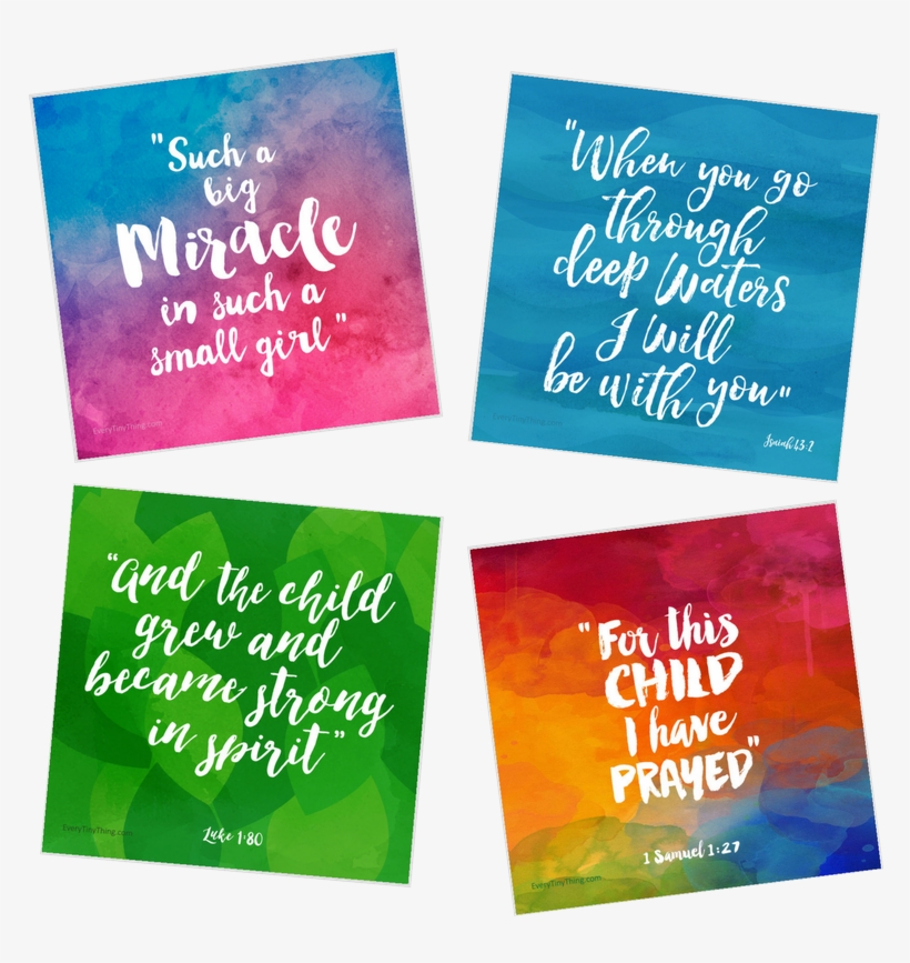 Miracle - Girls - Crib Art - Digital Images Whole Set - Flyer, transparent png download