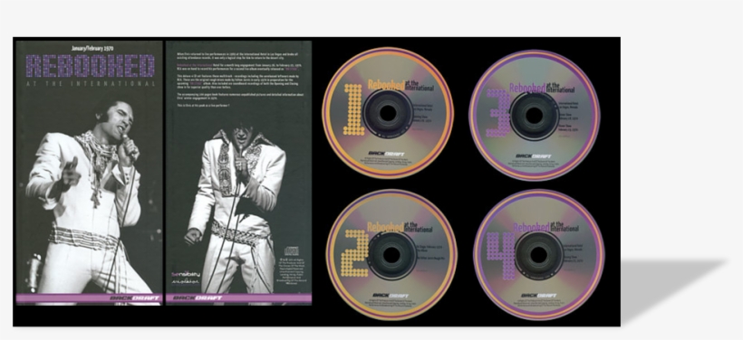 Elvis Presley 4 Cd Box Set Rebooked 2 Shows 1970 41 - Cd, transparent png download