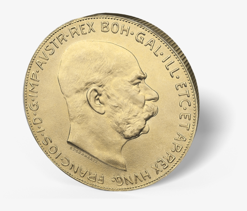 Picture Of Austria Gold 100 Coronas - Cash, transparent png download