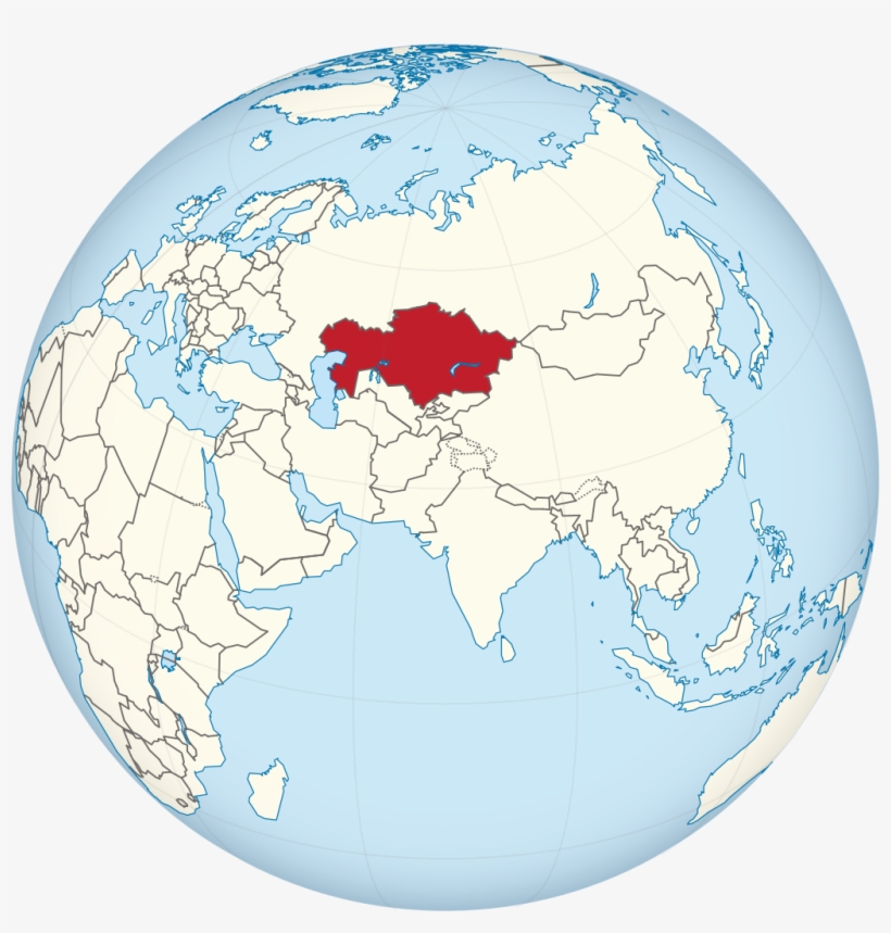 Kazakhstan On The Globe - Ancient Egypt On Globe, transparent png download