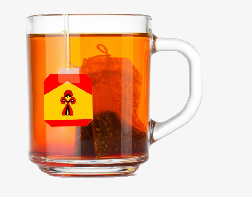 Tea Cup With Tea Bag - Infusions Png, transparent png download