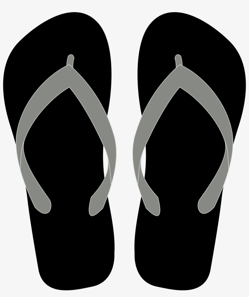 Image Free Stock Flipflops Big Image Png - Clip Art Flip Flop, transparent png download